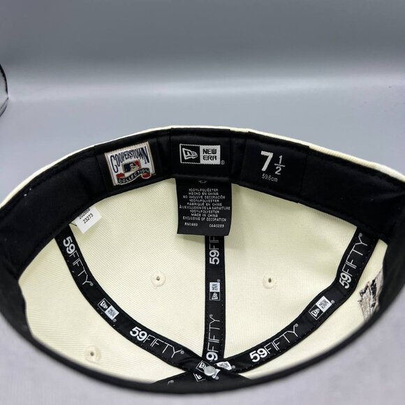 St. Louis Cardinals 7 1/2 White Black 59Fifty New Era Fitted Cap - Picture 5 of 8